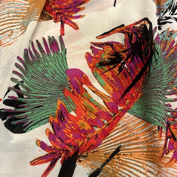 Daniel Rainn short sleeve blouse shirt top tunic lightweight 1X colorful - Picture 5 of 8